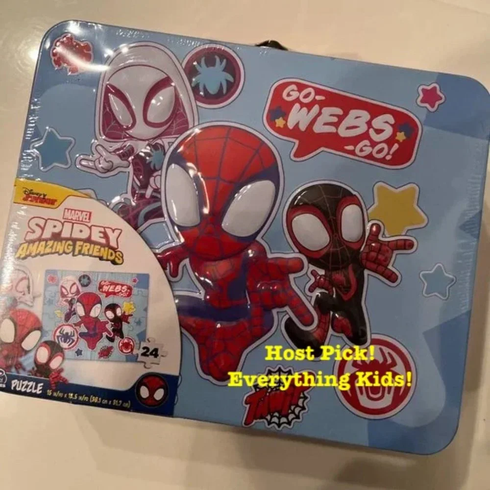 SpiderMan (Spidey & Friends - Marvel‎ Junior Lunchbox Puzzle - 24 pps - New -x